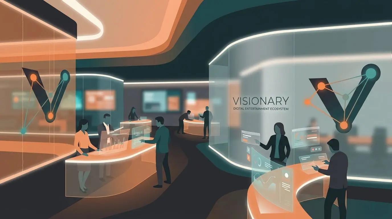 Abstract PlayOJO company overview illustration