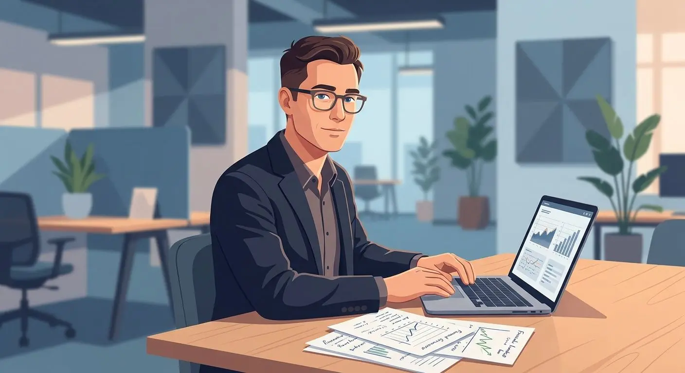 Illustration of the article author as a fictional content analyst