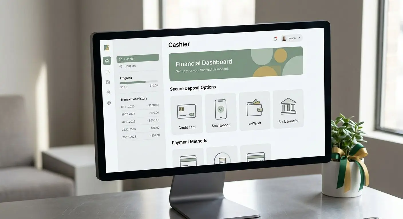Overview of PlayOJO deposit methods in Ireland Overview of deposit methods on a cashier screen for Irish players