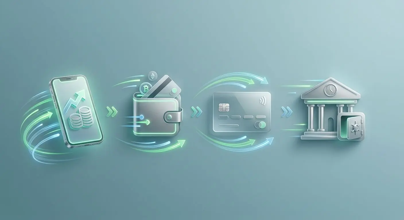 Illustration of payment methods and relative payout speed