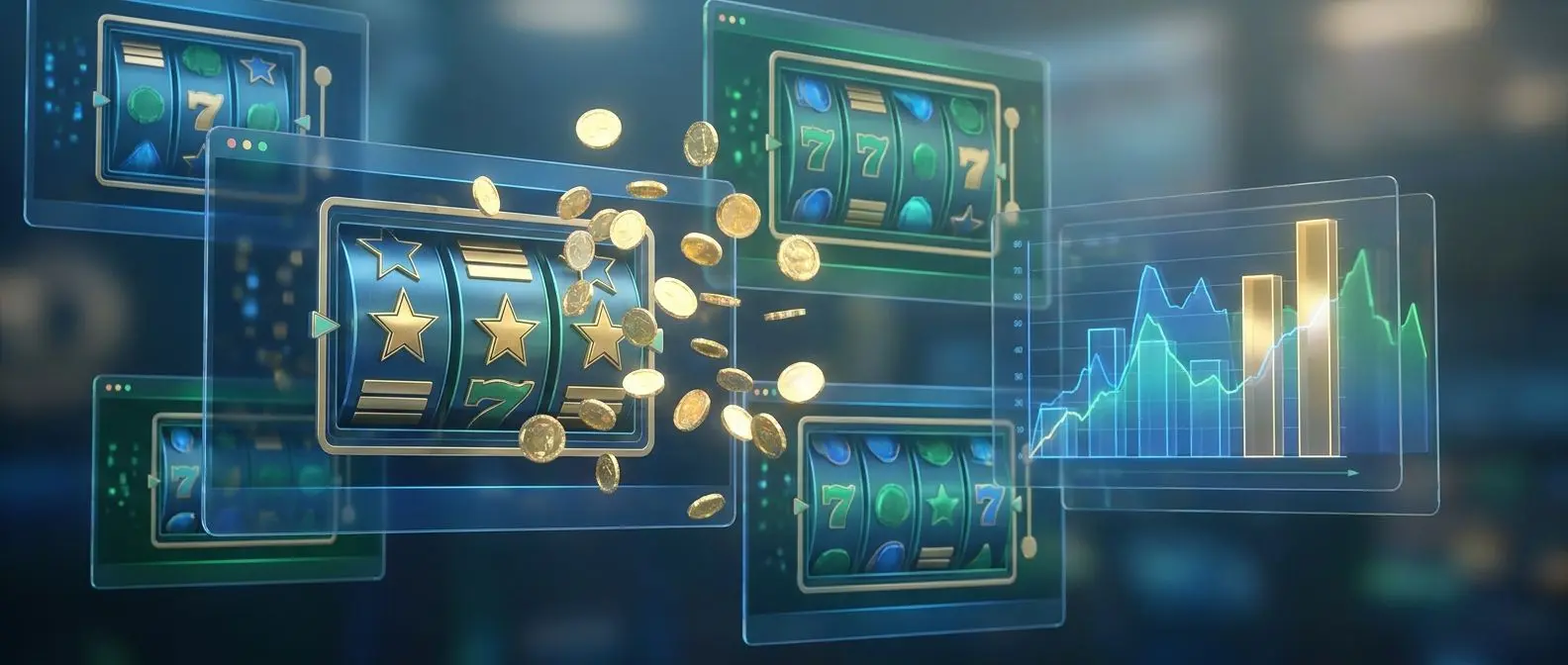 Online slot machines with payout stats and winning symbols