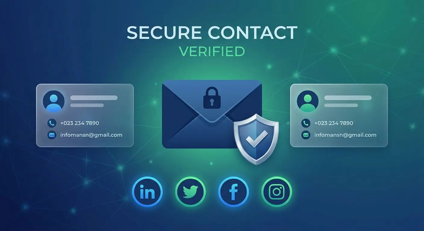 Verified PlayOJO contact channels Official contact illustration with secure email and verified social channels